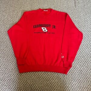 Vintage Chase Authentics Dale Earnhardt Jr Red Oversized Sweatshirt Men’s Size L